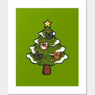 🎄Meowy Christmas Tree! Posters and Art